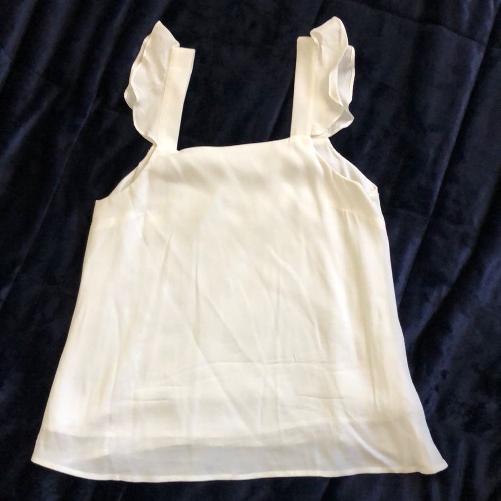 White Blouse Tank